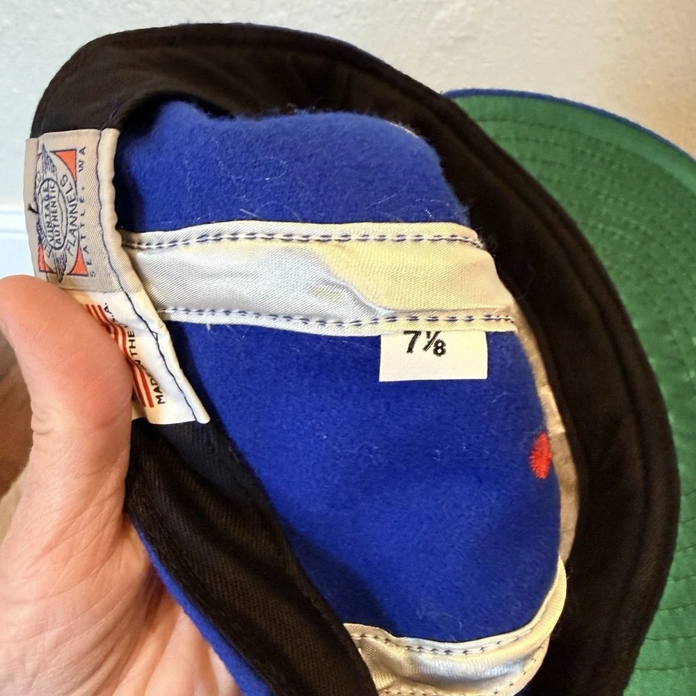 Ebbets Field Flannels Cap Hat Seattle Rainiers PCL Wool 7 1/8 Low Crown USA